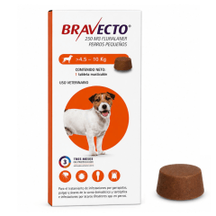 BRAVECTO DE PERRO 4.5-10kg (NARANJA)