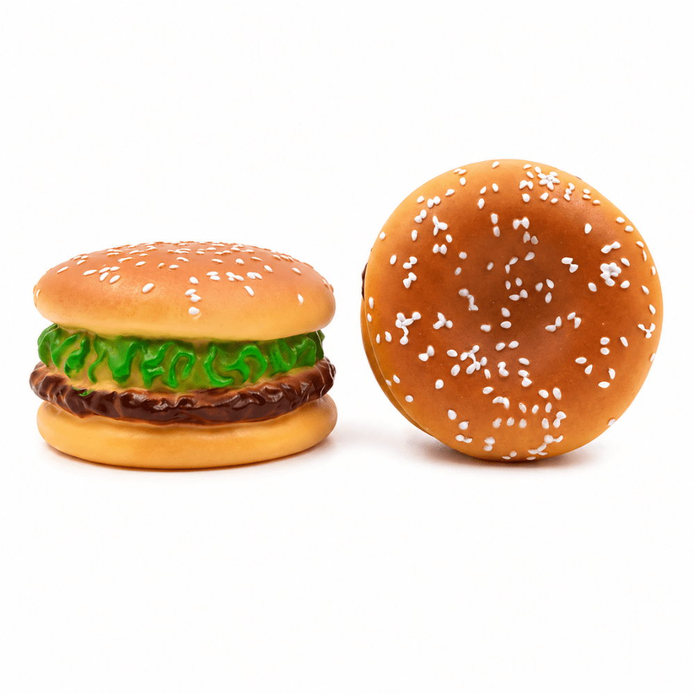 HAMBURGUESA DE JEBE 9 CM1