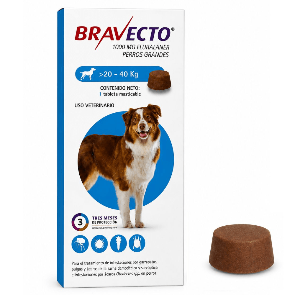 BRAVECTO DE PERRO 20-40kg (CELESTE)1
