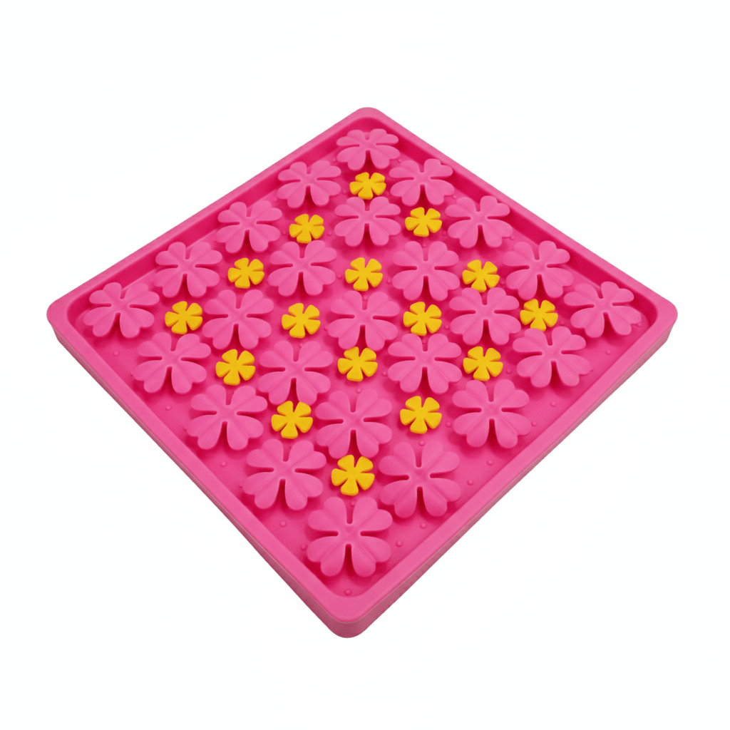 LICK MAT RECTANGULAR CON FLORES GRANDES5