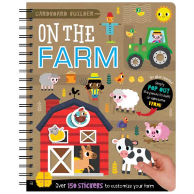 Cardboard Builder On The Farm, Contrucción Con Cartón, En La Granja