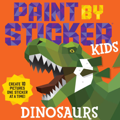 Paint By Sticker: Pinta Con Sickers, Dinosaurios