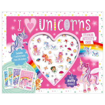 Set De 4 Libros I Love Unicorns, Amo A Los Unicornios