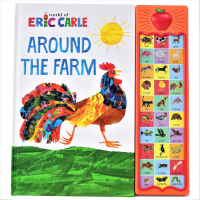 World Of Eric Carle, Around The Farm 30-Button Animal Libro Con Sonidos