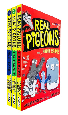 Real Pigeons Series 3 Books Collection, Tapa Blanda