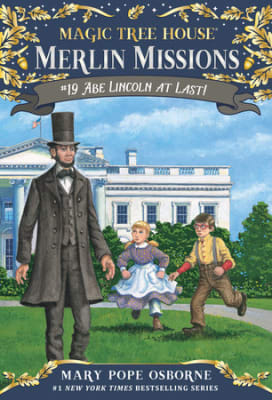 Merlin Missions #19 Abe Lincoln At Last!, Tapa Blanda