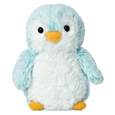Pompom Pingüino Azul, 15 Cms