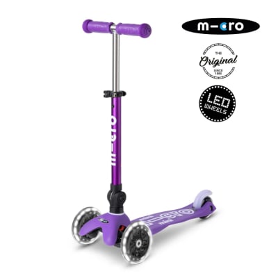 Micro Mini Deluxe Plegable Led Morado