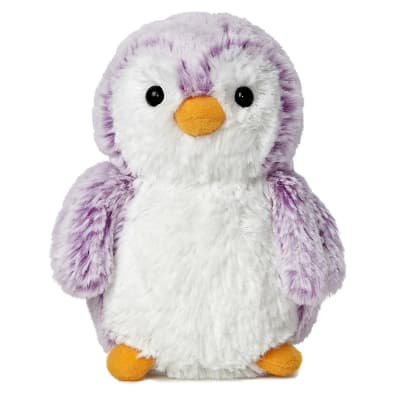 Pompom Pingüino Violeta, 15 Cms