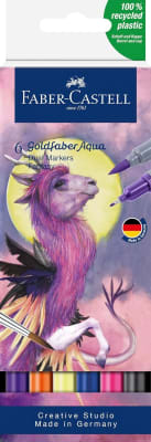 Marcador Dual Goldfaber Aqua X6 Color Fantasía