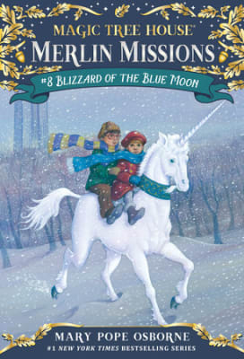 Merlin Missions #08 Blizzard Of The Blue Moon, Tapa Blanda