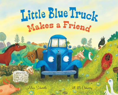 Little Blue Truck Makes A Friend, Tapa Dura