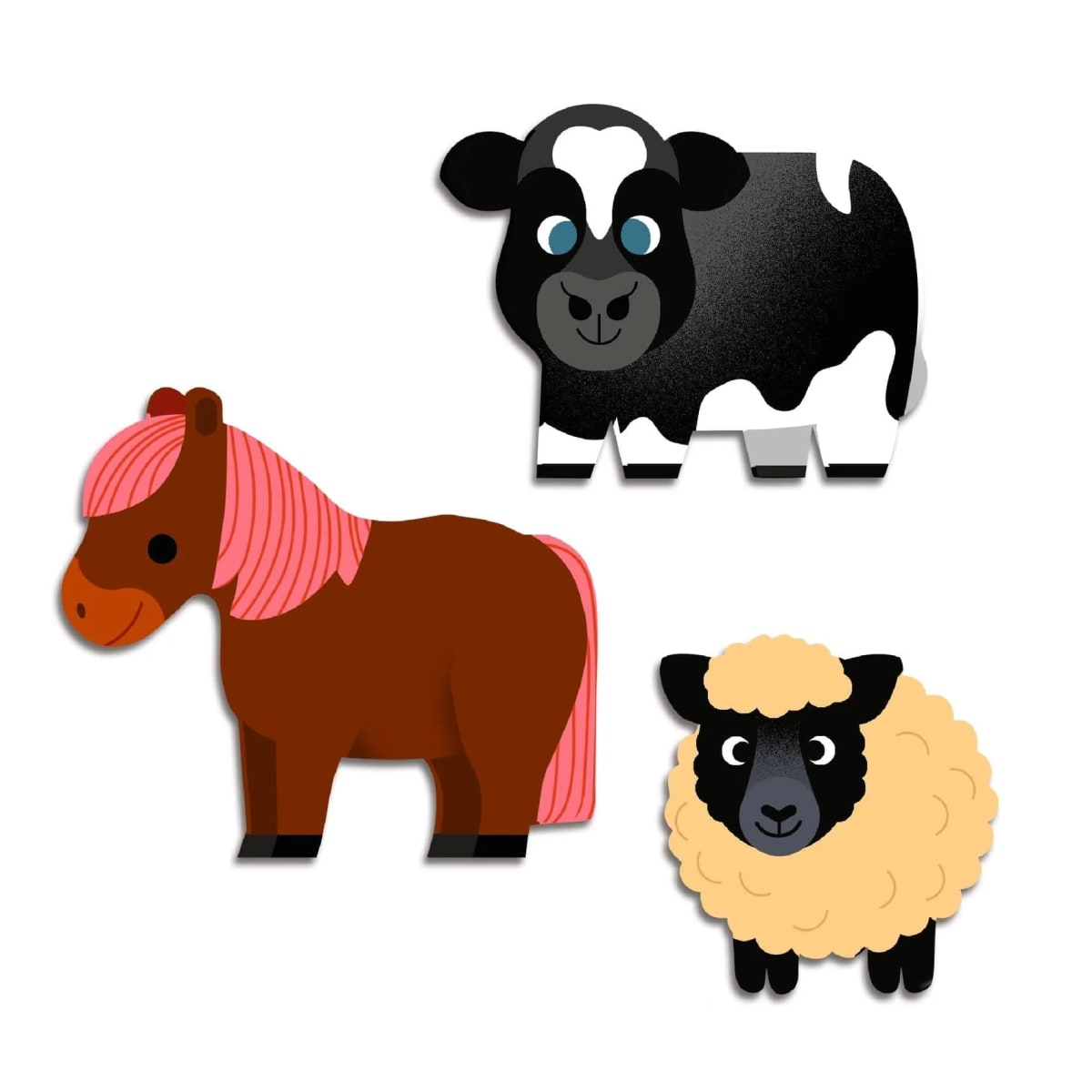 Stickers Animales De La Granja1