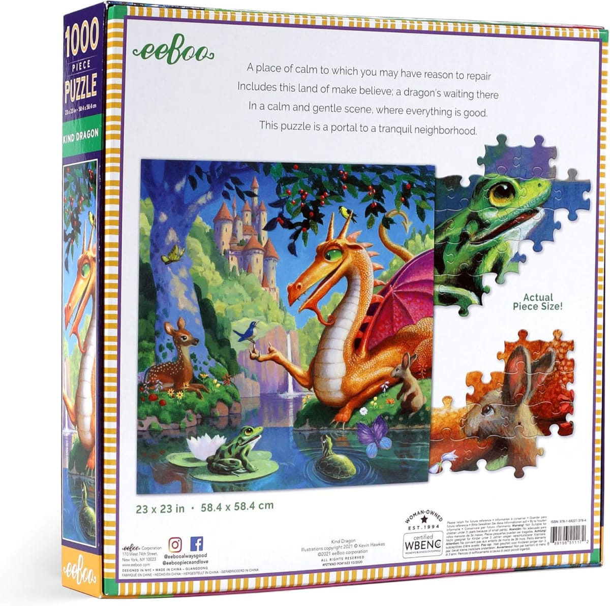 Puzzle 1000 Piezas Dragón Amable1