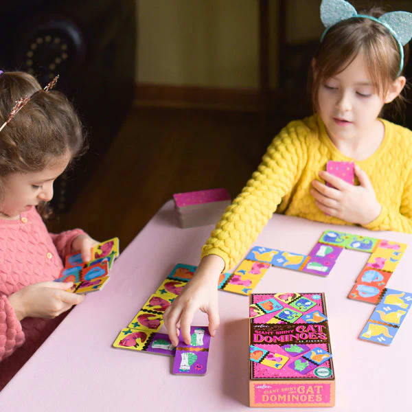 Eeboo Giant Shiny Cat Dominoes1