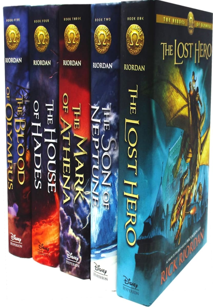 The Heroes of Olympus Hardcover Boxed Set of 5, Tapa Dura1