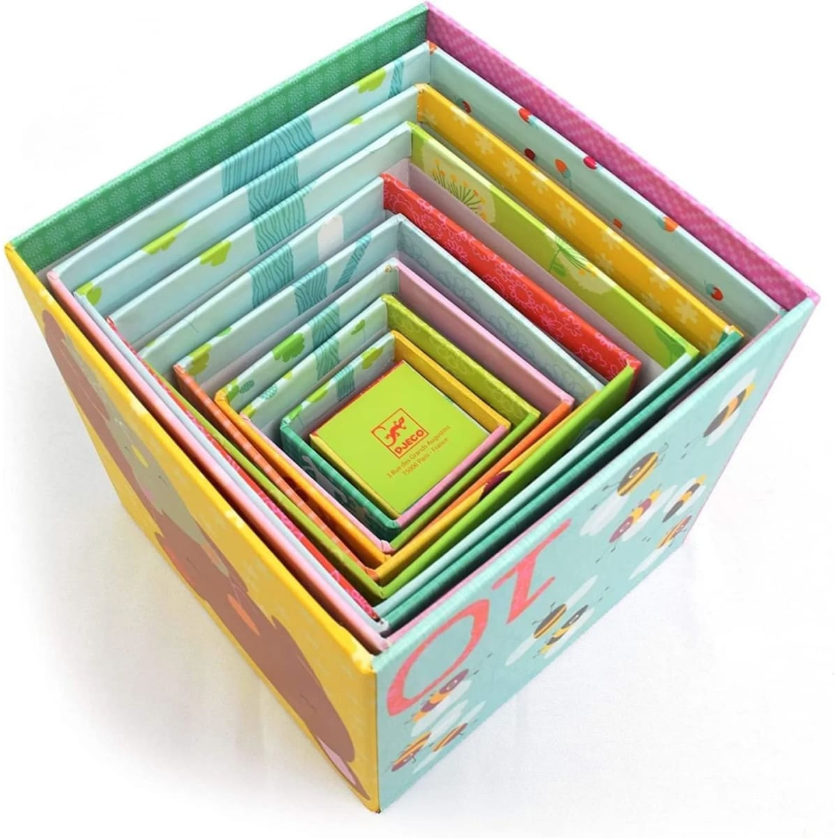 10 Cubos Apilables Animales Del Bosque2