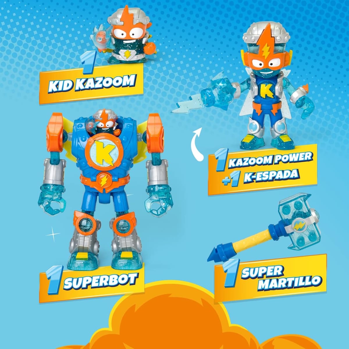 Superzings Superbot Kazoom Power3