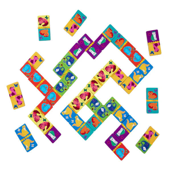 Eeboo Giant Shiny Cat Dominoes2