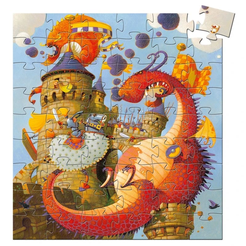 Puzzle 54 Piezas El Caballero Y El Dragón1