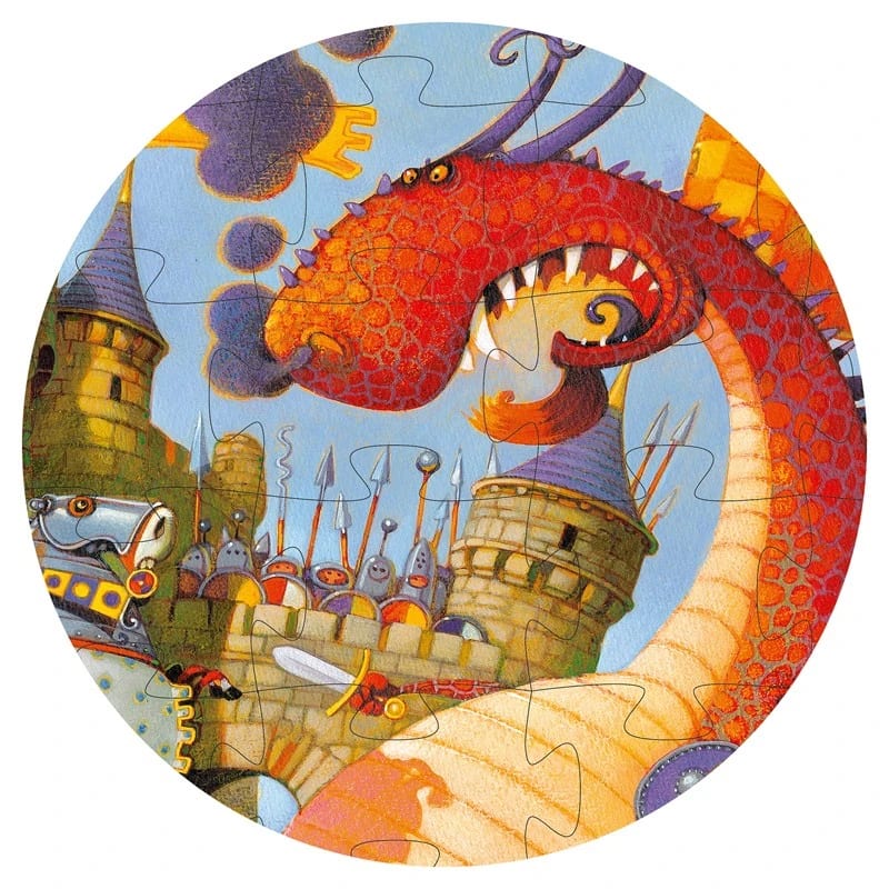 Puzzle 54 Piezas El Caballero Y El Dragón2