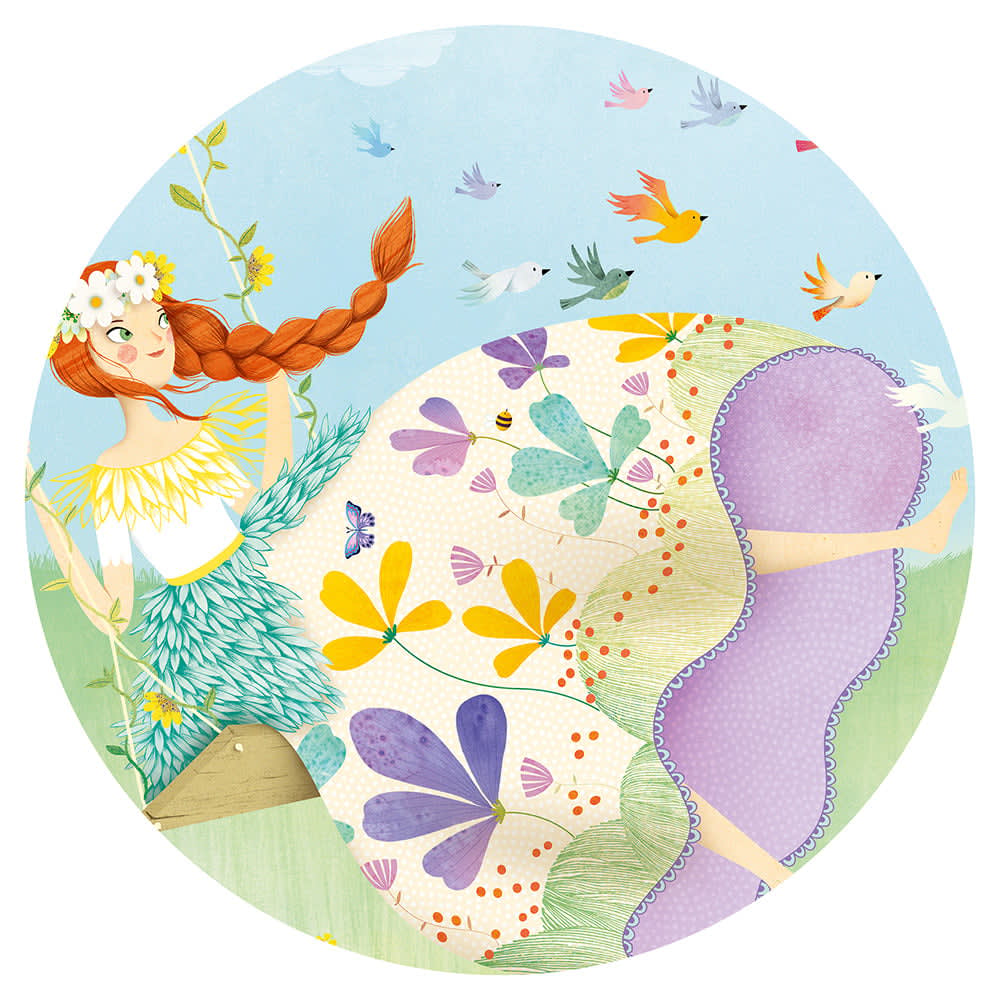 Puzzle 36 Piezas La Princesa De La Primavera2