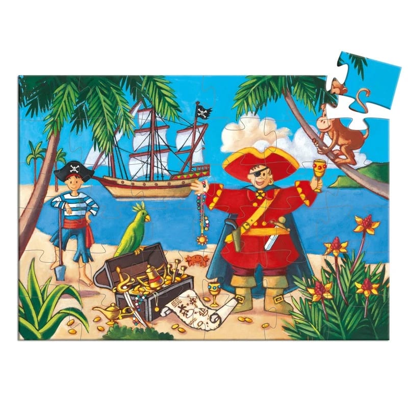 Puzzle 36 Piezas El Pirata Y Su Tesoro2