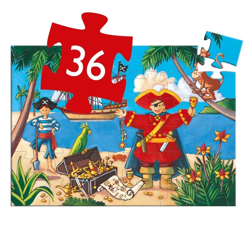 Puzzle 36 Piezas El Pirata Y Su Tesoro3