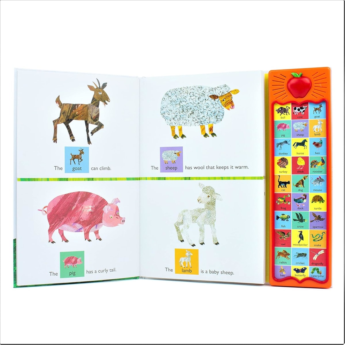 World Of Eric Carle, Around The Farm 30-Button Animal Libro Con Sonidos3