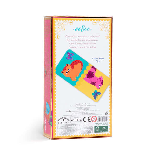 Eeboo Giant Shiny Cat Dominoes3