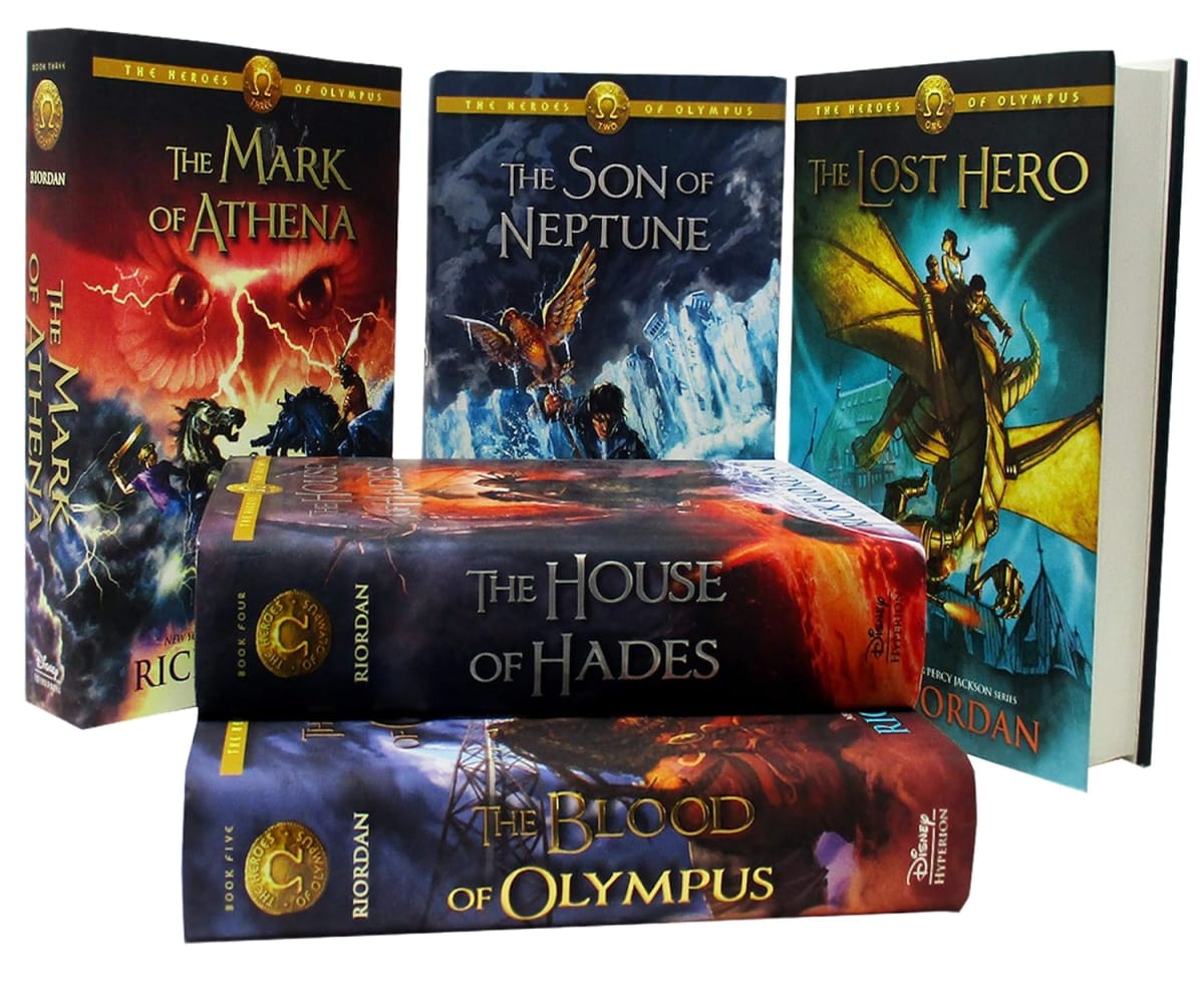 The Heroes of Olympus Hardcover Boxed Set of 5, Tapa Dura4