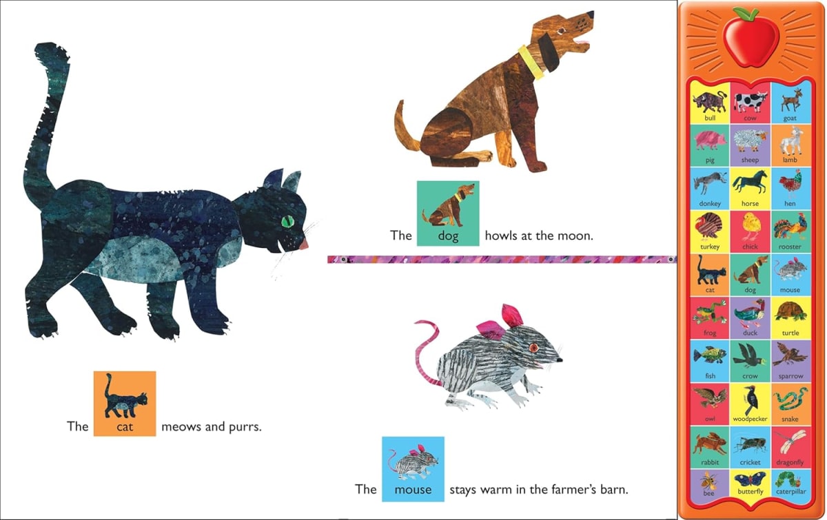 World Of Eric Carle, Around The Farm 30-Button Animal Libro Con Sonidos4