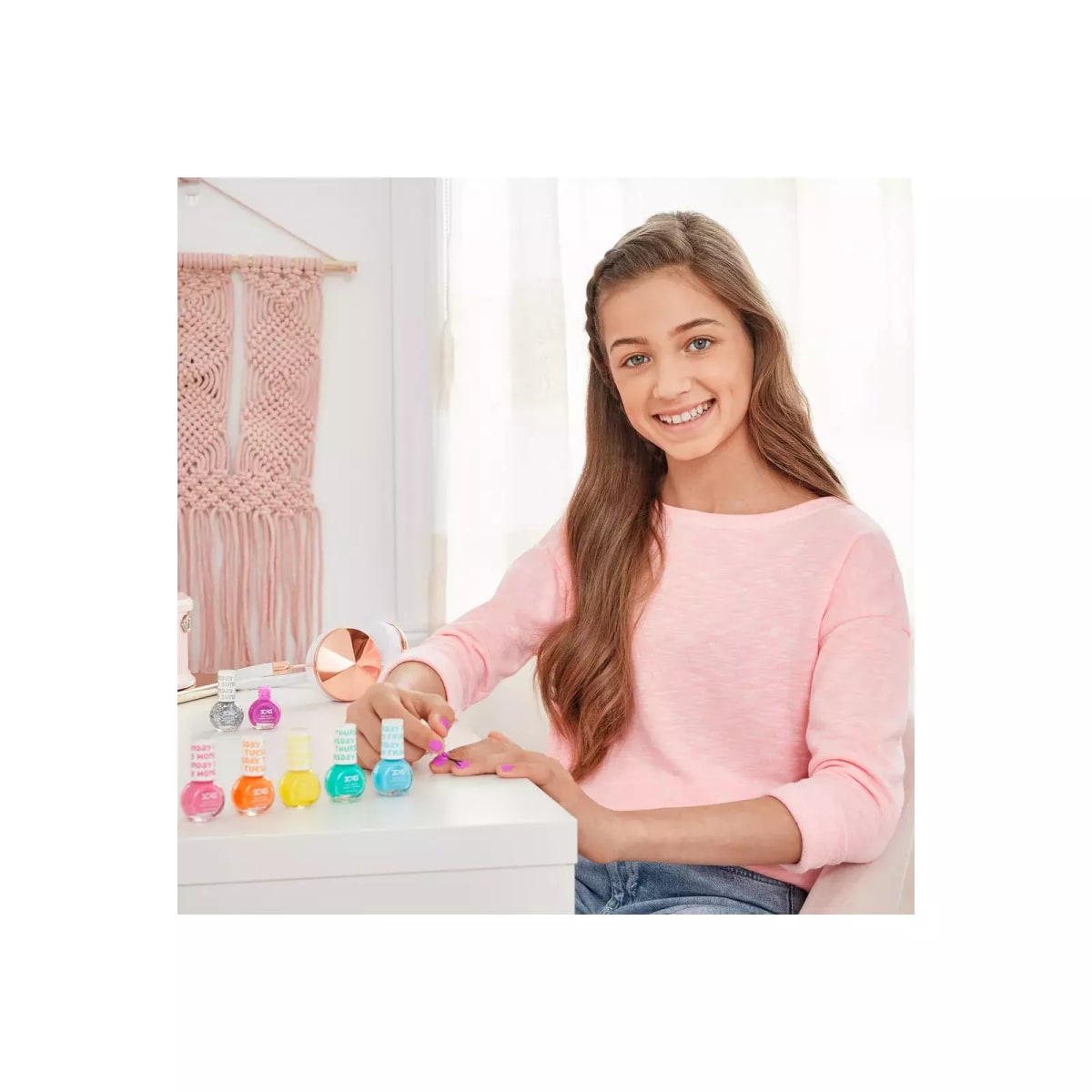 Make It Real Rainbow Bright Nail Polish Days Of The Week (7 Pack), 100073