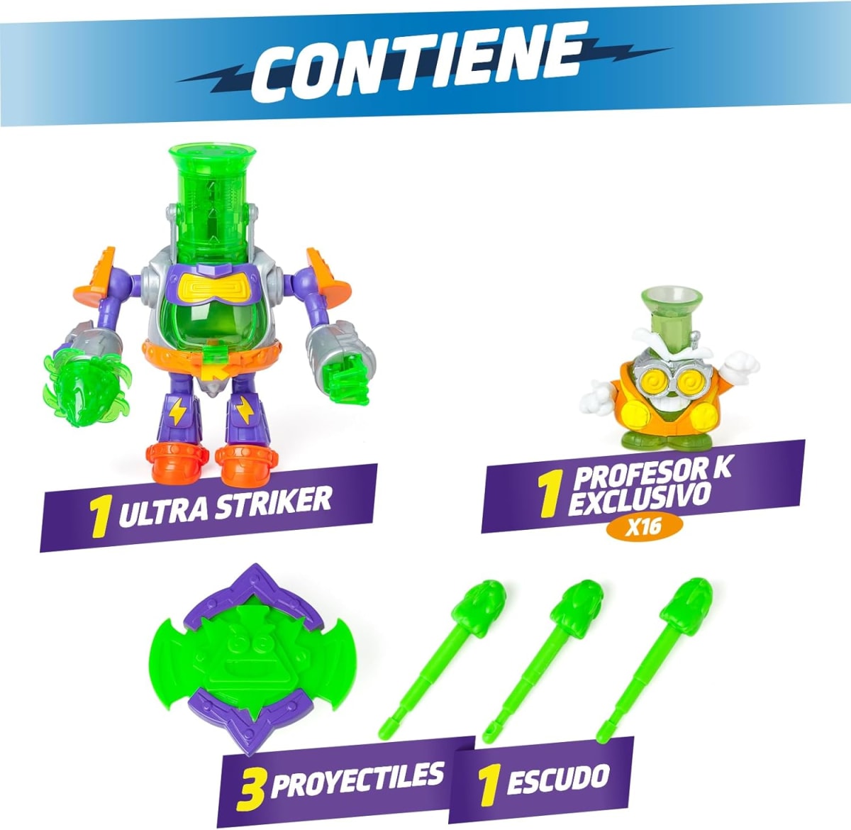 Superzings Robot Ultra Striker de Profesor K3