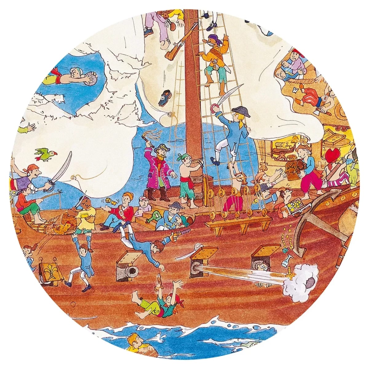 Puzzle De Observación 100 Piezas Piratas4