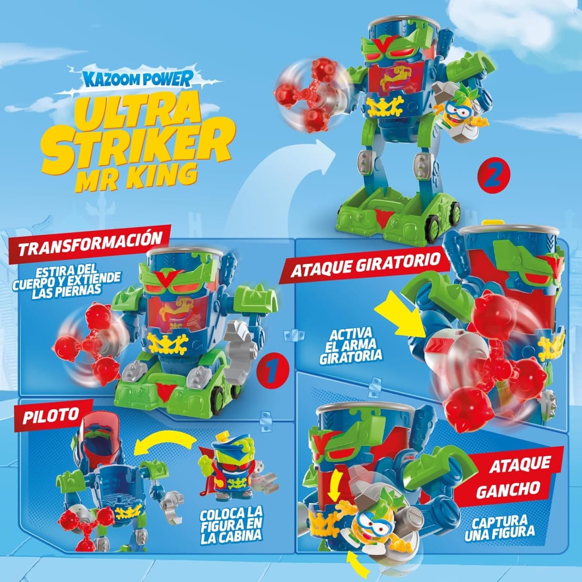 Superzings Robot Ultra Striker de Mr. King4