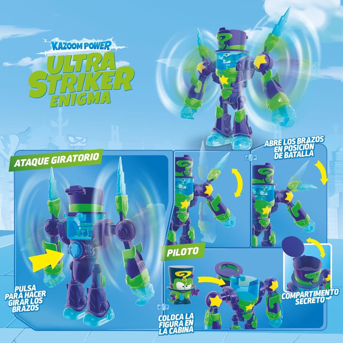 Superzings Robot Ultra Striker de Enigma4
