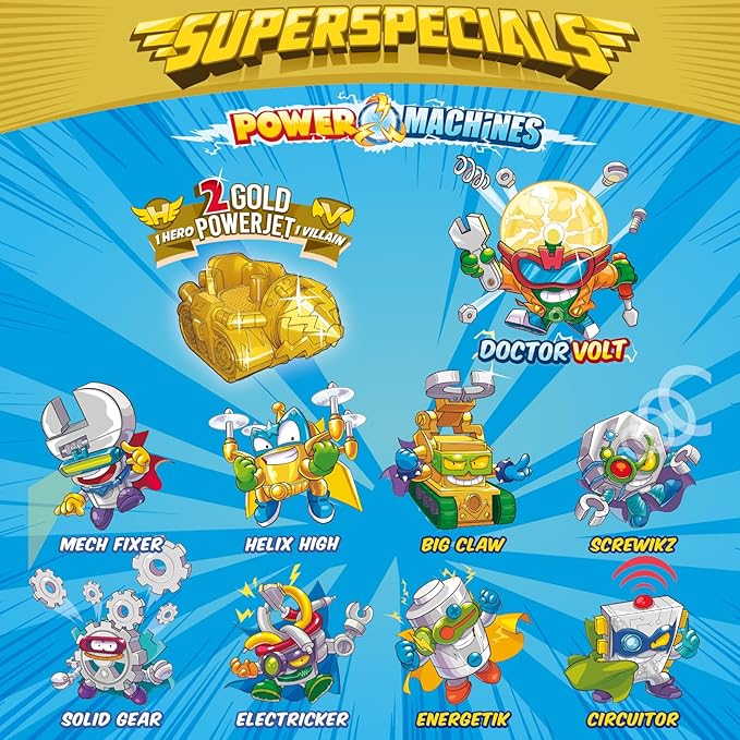 Superzings Lata Dorada (Series 7) Power Machines3