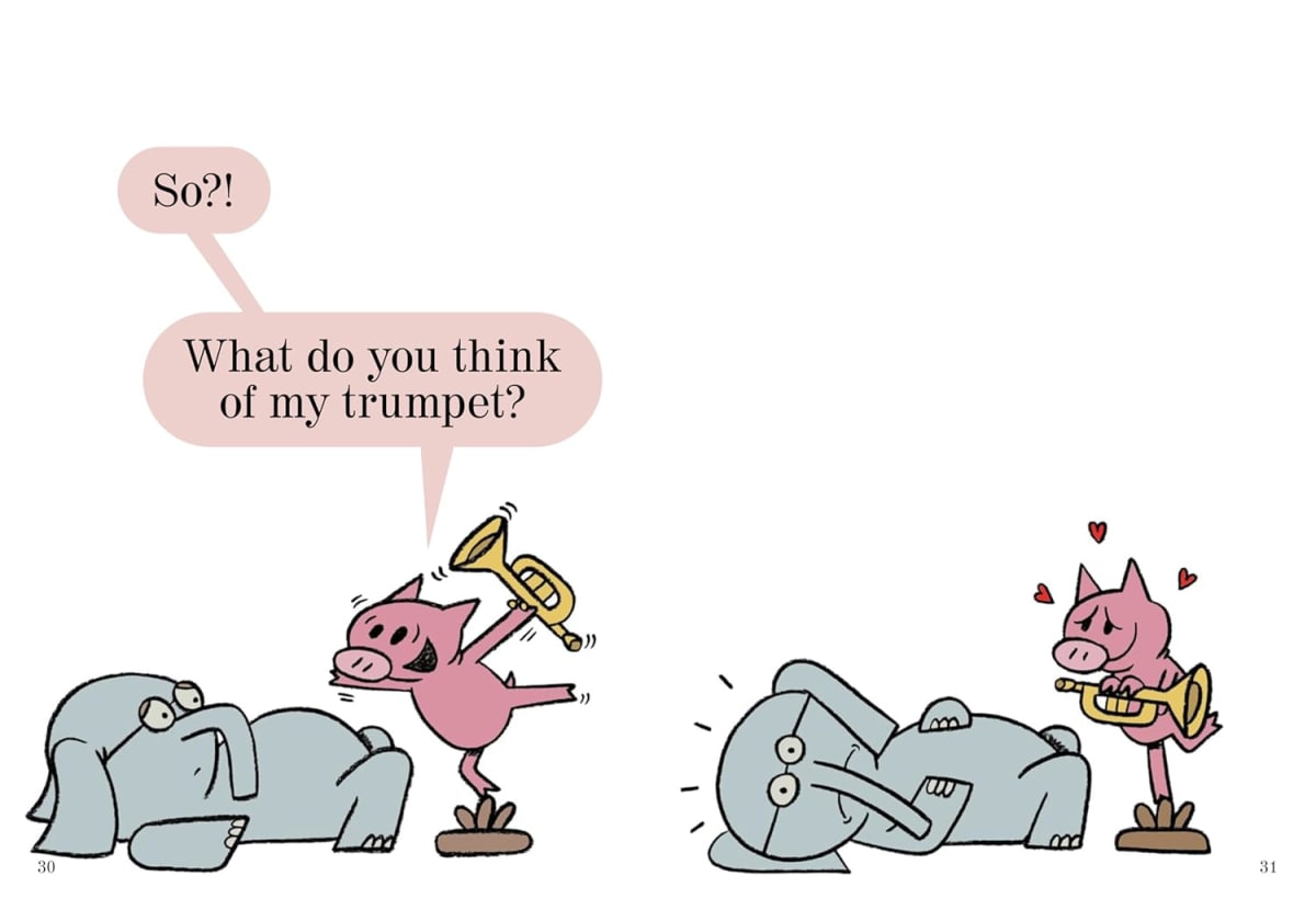 Elephant & Piggie #17: Listen To My Trumpet!, Hardcover1
