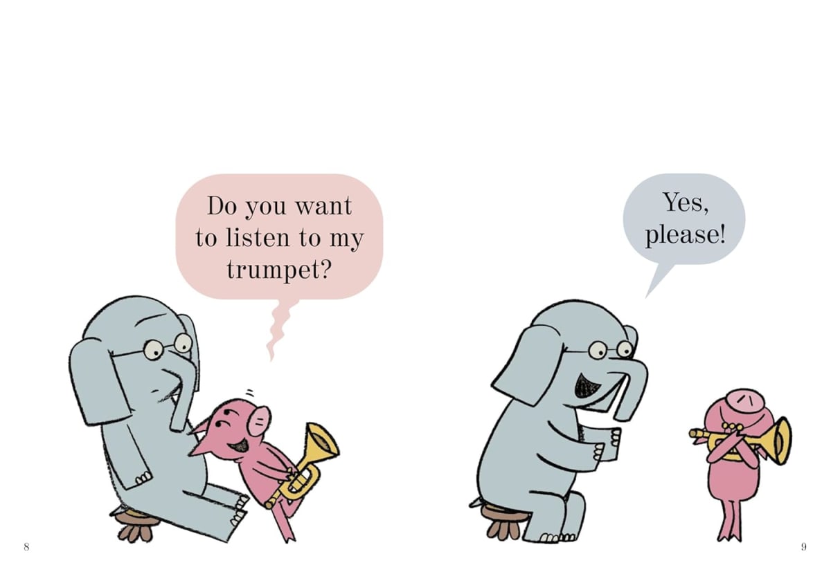 Elephant & Piggie #17: Listen To My Trumpet!, Hardcover2