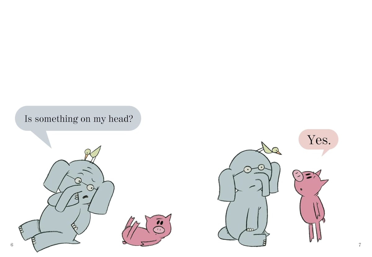 Elephant & Piggie #04: There Is A Bird On Your Head, Hardcover4
