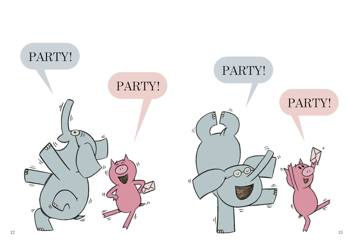 Elephant & Piggie #03: I Am Invited To A Party!, Hardcover2