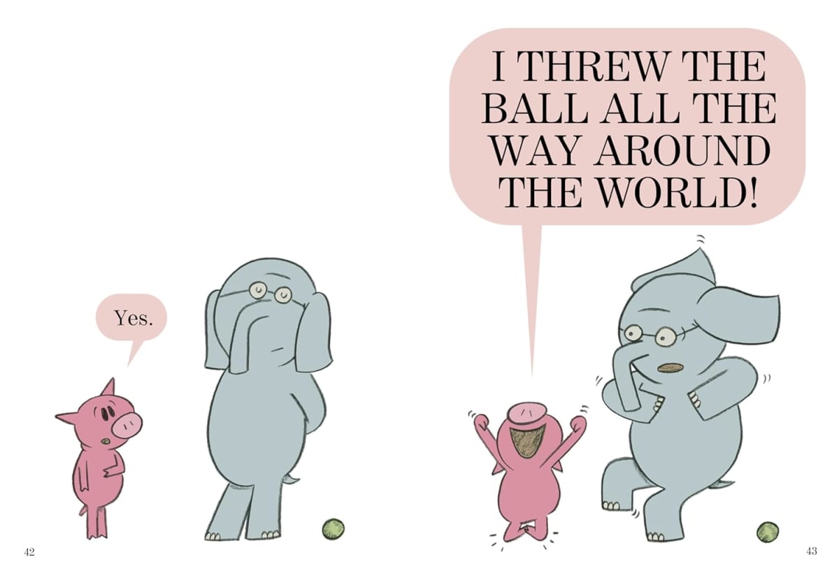 Elephant & Piggie #08: Watch Me Trow The Ball!, Hardcover3
