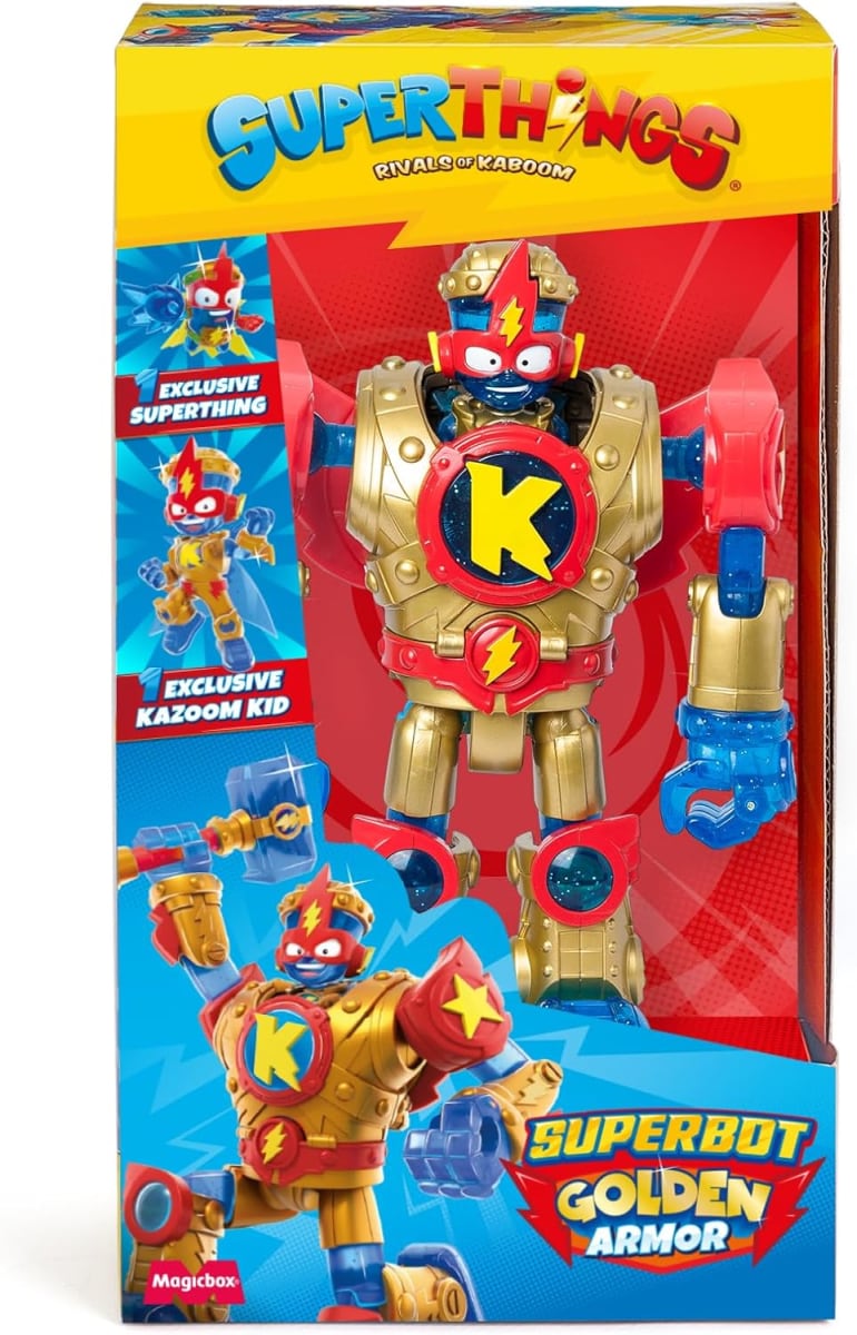 Superzings Superbot Golden Armor Kazoom Kid7
