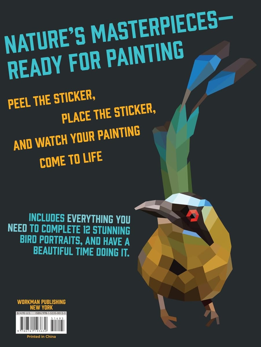 Workman Paint By Stickers / Pinta Con Stickers, Aves4
