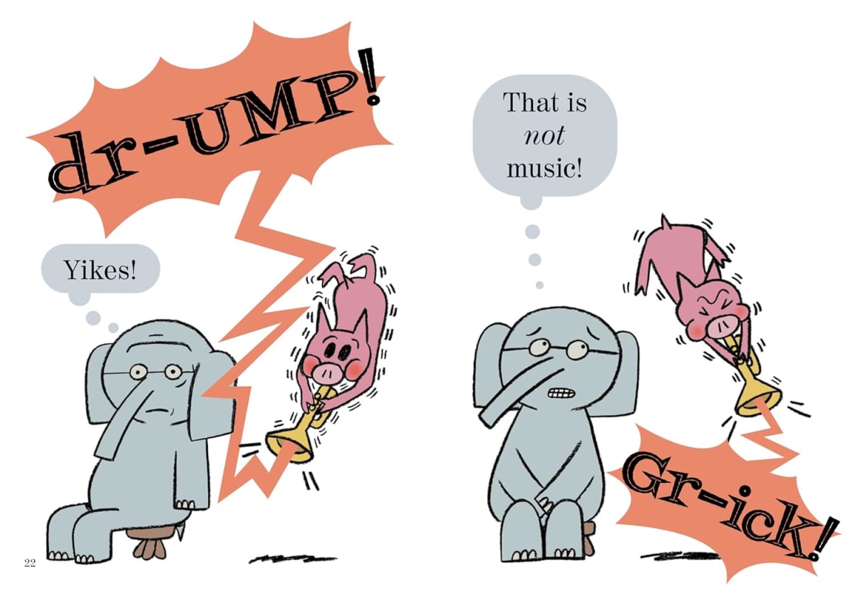 Elephant & Piggie #17: Listen To My Trumpet!, Hardcover3