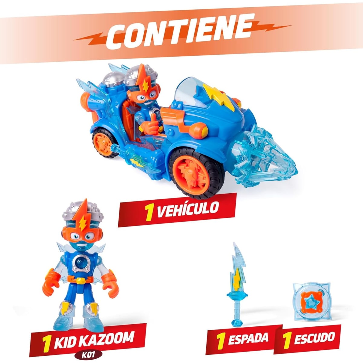 Superzings Vehiculo De Combate Kid Kazoom Kazoom Power2