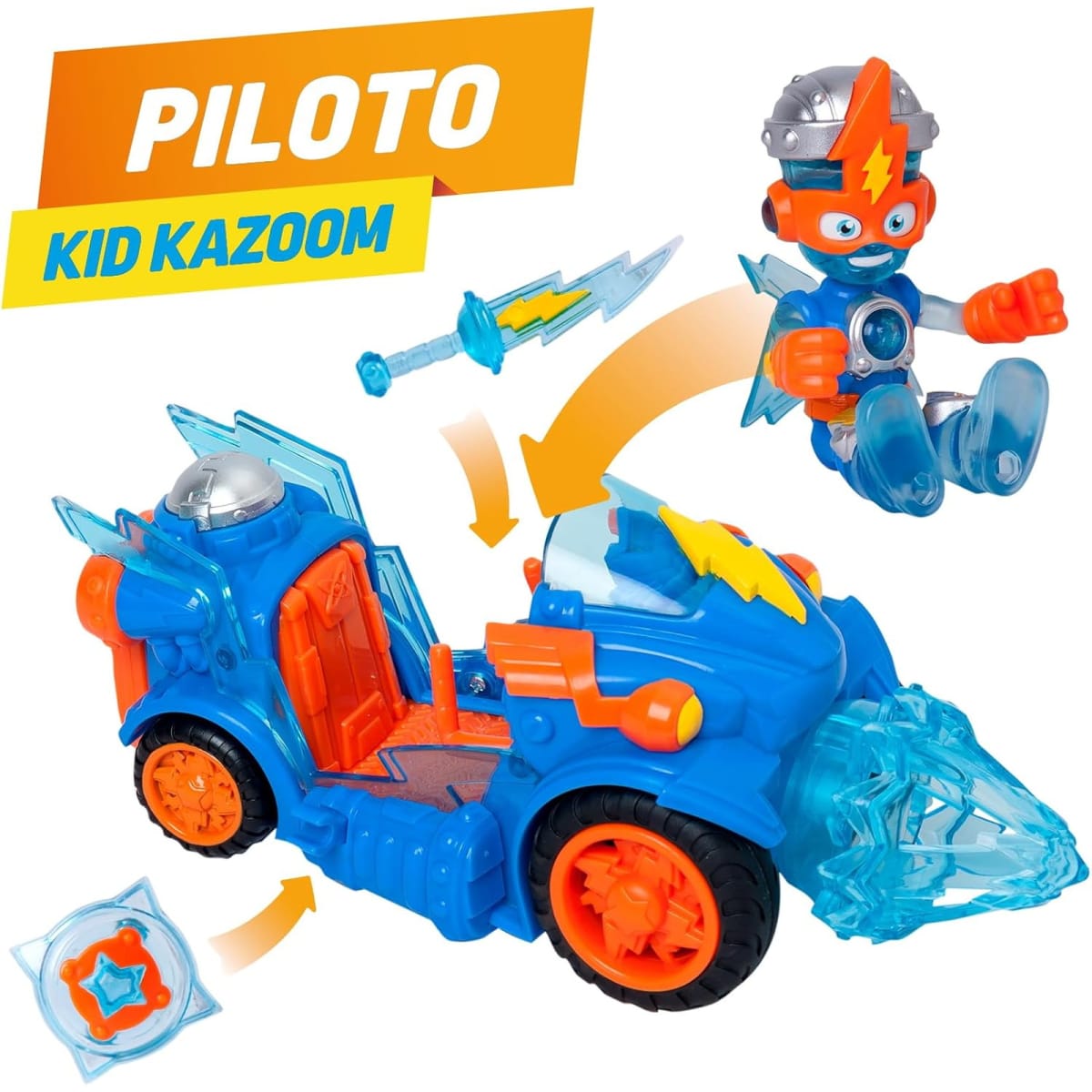 Superzings Vehiculo De Combate Kid Kazoom Kazoom Power3