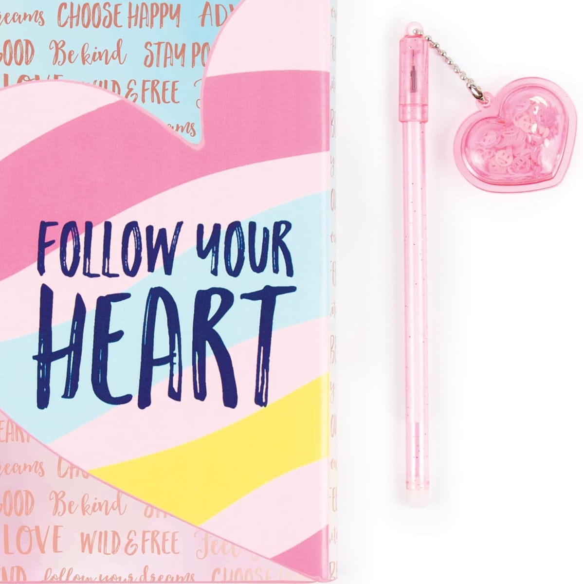 Make It Real 3C4G Follow Your Heart Journal And Pen Set, 120432