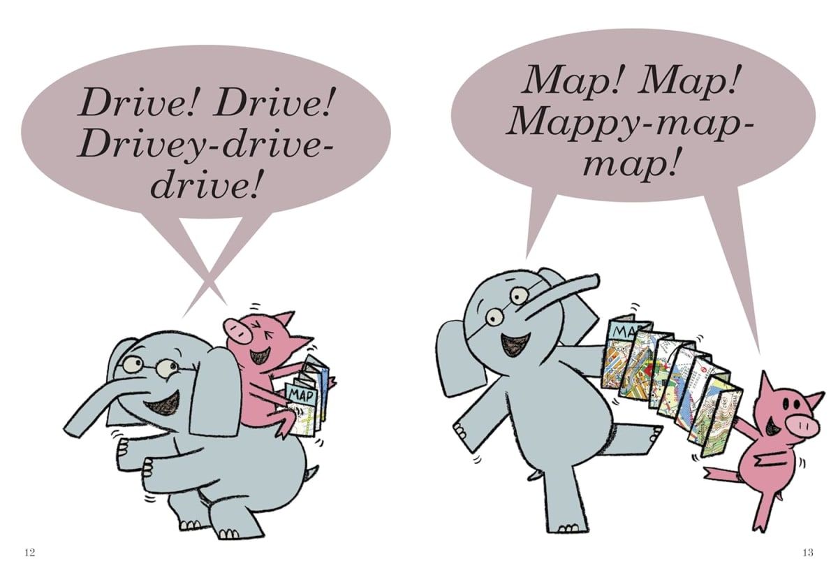 Elephant & Piggie #18: Lets'S Go For A Drive!, Hardcover1